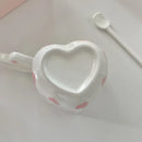 Axya™ Heart Design Ceramic Coffee Mug Set - Valentine's Day