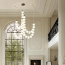 Axyaa Facil Indoor Lighting: Elegant Chandelier for Home & Staircase