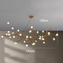 Axyaa Modern LED Pendant Chandelier for Home Decor and Indoor Lighting