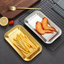 Axyaa Stainless Steel Kitchen Tray Set - Versatile for Food, Steaming, Baking, and Serving