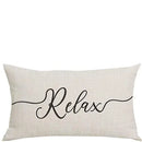 Axyaa Autumn Linen Couch Pillow Cover 30X50cm Home Decor Lumbar Cushion