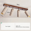 Axyaa Stone Metals Ceiling Light with 3 Warm Light Heads for Living Rooms
