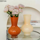 Axyaa Glass Vase Flower Arrangement Hydroponic Vase Artistic Flowers Decor Vase