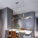Axyaa Minimalist LED Pendant Lights for Living Dining Room, Bar Ceiling Chandeliers