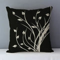 Axyaa Trees Printed Cozy Cushion for Living Room - Home Decor Pillowcase 45x45cm