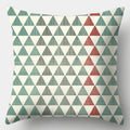 Axyaa Geometric Texture Cushion Cover 45x45cm Polyester Decorative Pillow Cover