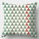 Axyaa Geometric Texture Cushion Cover 45x45cm Polyester Decorative Pillow Cover