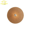 Axyaa Rattan Weaving Wall Lamps: Japanese E27 LED Indoor Lighting for Home, Hotel, and Tea House