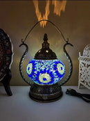 Axyaa Turkish Mosaic Table Lamp Handcrafted Night Light