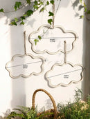 Axyaa Cloud Hollow Wood Sign Cutout Hanging Ornament - Party Wreath Christmas Decoration