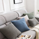 Axyaa Plush Teddy Pillow Cover 45x45cm for Sofa Living Room Decor