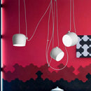 Axyaa Industrial Black & White Chandelier: Multi-Point Adjustable LED Pendant Light