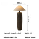Axyaa Zen Pottery Pot Floor Lamp - Chinese Garden Stand Lamp