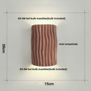 Axyaa Double LED Wall Lamp Sconce Nordic Modern Resin Light