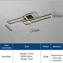 Axyaa Modern Black LED Ceiling Light for Stylish Bedroom and Living Room