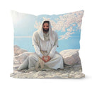 Retro Oil Painting Christmas Pillowcase - Axyaa Nativity Cushions Case Jesus Christ Print Throw Pillows Case