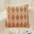 Axyaa Rabbit Hair Pillowcase: Prismatic Decor Sofa Throw Cushion Cover