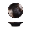 Axyaa Splashing Ink Sashimi Bowl Retro Salad Dessert Ceramic Tableware