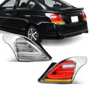 Axyaa Tail Lamps Set - Nissan Almera 2011-2016 Rear Lights Car Accessories