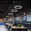 Axyaa Crystal Rings Pendant Light Chandelier Ceiling Lamp Modern Lustre Fixture