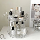 Axyaa Rotating Acrylic Cosmetic Storage Organizer Box for Makeup and Skincare