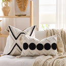 Axyaa Nordic Bohemian Tufted Tassel Throw Pillowcase, Geometric Pattern Cushion Cover