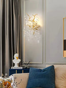 Axyaa Crystal Lamp: Luxury INS Style for Bedroom, Wall, Living Room.