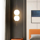 Axyaa Nordic Round Pendant Light for Bedroom, Modern & Simple Design for Restaurant and Bar Counter.