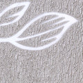 Axyaa Gray Leaf Jacquard Window Curtain for Home Decor