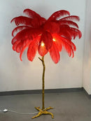 Axyaa Nordic Feather Floor Lights: Modern Luxury Table Lamps for Live Broadcast Atmosphere