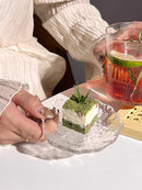 Axya Handmade Glass Storage Plate for Home Decor, Kitchen, Photography Props