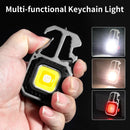 Axyaa Rechargeable Mini COB Work Light Keychain Flashlight - Portable Toolbox Outdoor Light