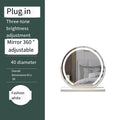 Axyaa Light-Up Vanity Mirror with Smart Touch Control, 3 Colors, 360° Rotation