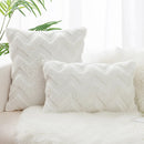 Axyaa Nordic Wavy Pattern Soft Throw Pillow Case Luxury Cushion Cover - Home Decoration
