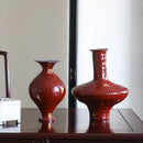 Axyaa Handmade Ceramic Vase Ginger Jar - Decorative Flower Pot for Home Accessories