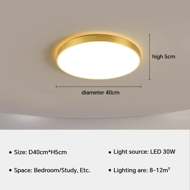 Axya LED Ceiling Luxury Light for Bedroom Living Dining Room Decor Fixtures