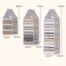 Axyaa Hanging Closet Organizer Shelves for Pants Socks Underwear - Space-Saving Storage Solution