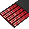 Axyaa Japanese Sushi Chopsticks Non-Slip Restaurant Quality Home Portable Healthy Stick