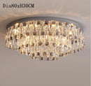 Axyaa Crystal Chandelier for Modern Luxury Living Room and Bedroom Ceiling Decoration