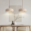 Axyaa Natural Yellow Travertine Pendant Lights for Indoor Rustic Décor