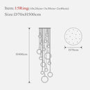 Axyaa Circle Wood LED Pendant Light for Luxury Living Spaces