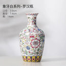 Axyaa Chinese Style Enamel Ceramic Vases Creative Home Office Decor