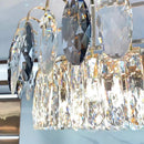 Axyaa Crystal Chandelier Stair Pendant Living Room Lighting
