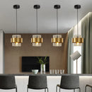 Axyaa Nordic Minimalist Golden Pendant Lights for Luxury Aesthetic in Aisle, Restaurant & Bedroom