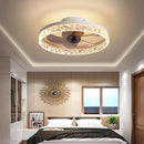 Axyaa Luxury Ceiling Fan Light Art Decor Chandelier