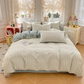 Axyaa 2025 Spring Summer Quilt Cover Set 13070 High-Count Cotton Bedding