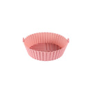 Axyaa Silicone Air Fryer Baking Tray: Circular, Foldable, High Temperature Resistant, Easy to Clean