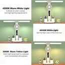 Axyaa Rechargeable Table Lamp with Fan, Clock Display, LED Light for Study