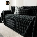Axyaa Rabbit Plush Sofa Towel: Soft, Warm, Luxurious Velvet Throw Blanket