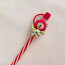 Axyaa Silicone Straw Cover Set with Brush and Plug Cap